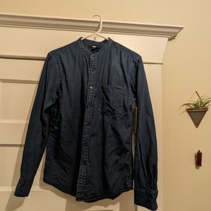 Uniqlo Indigo Denim Button-up Shirt